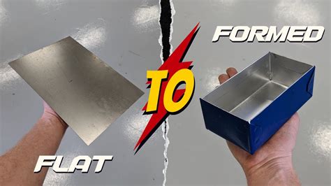 easy way to make a sheet metal box|sheet metal box fabrication.